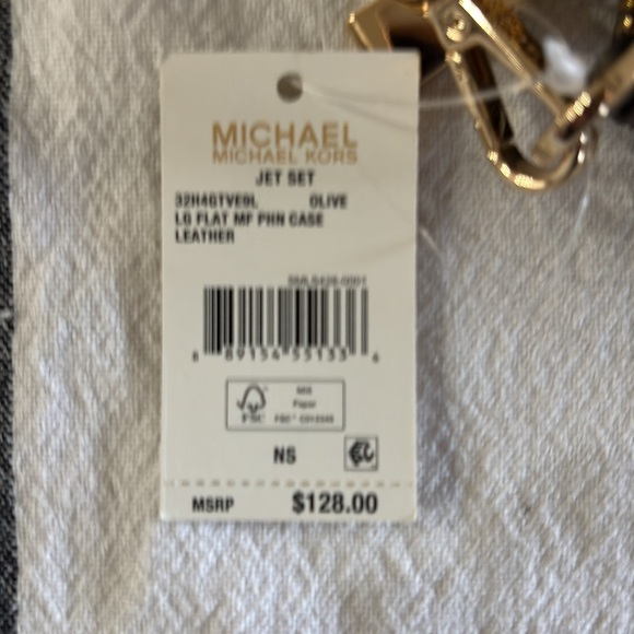 NWT Michael Kors Jet Set leather wallet - Picture 5 of 6